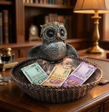Owl Decorative Bowl – Antique Copper Trinket Tray